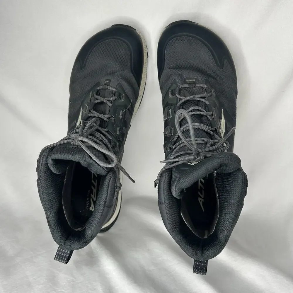 Altra Men's Lone Peak All-WTHR Mid 2 Trail Sneakers, Black, US 12 Hiking Boots